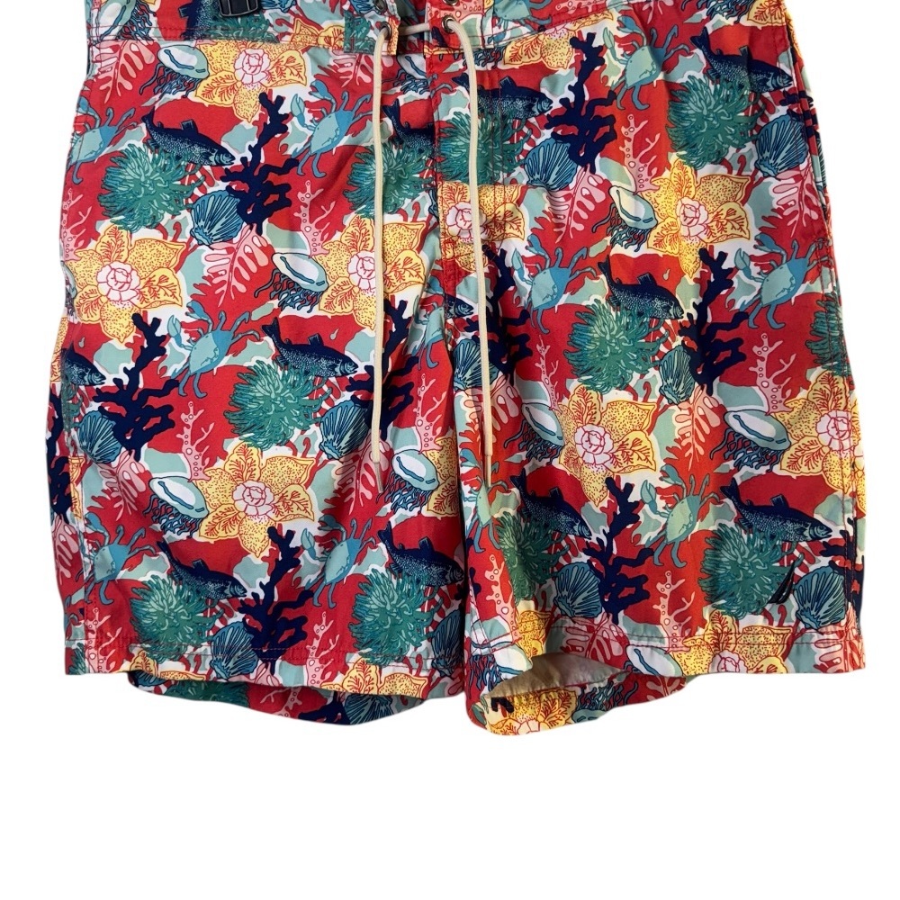 Nautica Men's Vibrant Multicolor Cargo Shorts